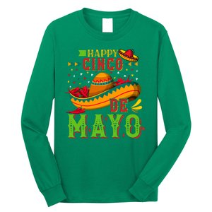 Happy Cinco De Mayo Long Sleeve Shirt