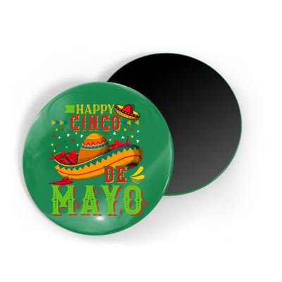 Happy Cinco De Mayo Magnet