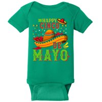 Happy Cinco De Mayo Baby Bodysuit