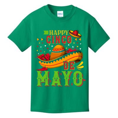 Happy Cinco De Mayo Kids T-Shirt