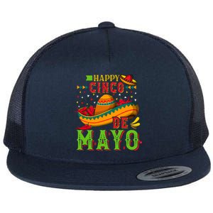 Happy Cinco De Mayo Flat Bill Trucker Hat