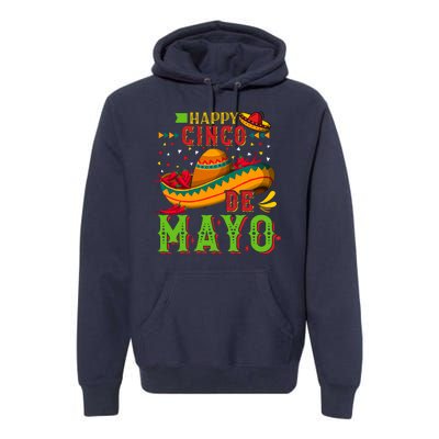 Happy Cinco De Mayo Premium Hoodie