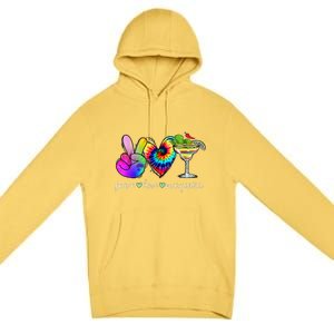 Happy Cinco De Mayo Peace Love Margarita Tie Dye Mexican Premium Pullover Hoodie