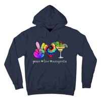 Happy Cinco De Mayo Peace Love Margarita Tie Dye Mexican Hoodie