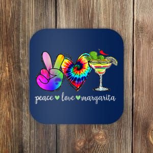 Happy Cinco De Mayo Peace Love Margarita Tie Dye Mexican Coaster