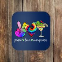 Happy Cinco De Mayo Peace Love Margarita Tie Dye Mexican Coaster