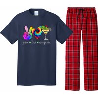 Happy Cinco De Mayo Peace Love Margarita Tie Dye Mexican Pajama Set