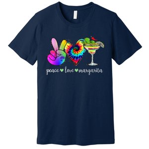 Happy Cinco De Mayo Peace Love Margarita Tie Dye Mexican Premium T-Shirt