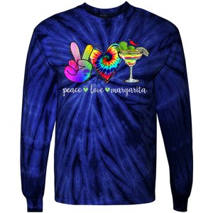 Happy Cinco De Mayo Peace Love Margarita Tie Dye Mexican Tie-Dye Long Sleeve Shirt