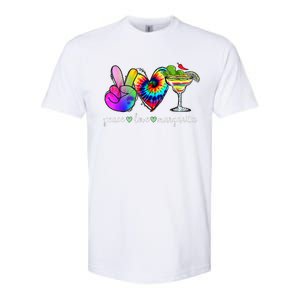 Happy Cinco De Mayo Peace Love Margarita Tie Dye Mexican Softstyle CVC T-Shirt