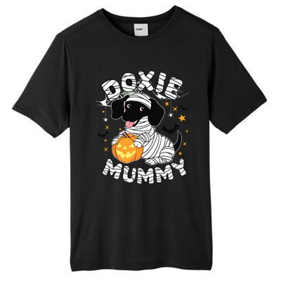 Halloween Costume Dachshund Dog Lover Doxie Mummy Tall Fusion ChromaSoft Performance T-Shirt