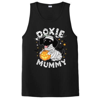 Halloween Costume Dachshund Dog Lover Doxie Mummy PosiCharge Competitor Tank