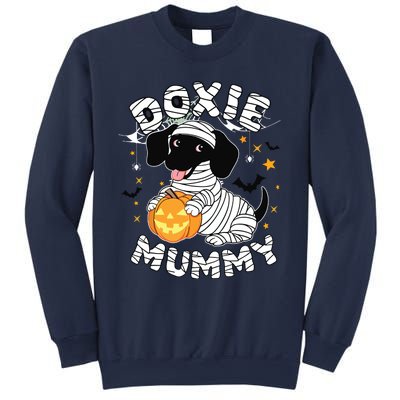 Halloween Costume Dachshund Dog Lover Doxie Mummy Sweatshirt