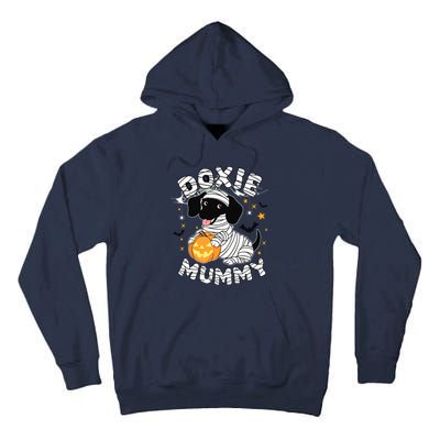 Halloween Costume Dachshund Dog Lover Doxie Mummy Tall Hoodie