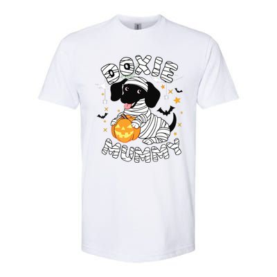 Halloween Costume Dachshund Dog Lover Doxie Mummy Softstyle® CVC T-Shirt