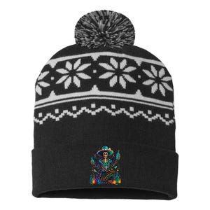 Happy Cinco De Mayo! Festival 15 USA-Made Snowflake Beanie