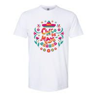 Happy Cinco De Mayo Mexican Fiesta 5 De Mayo Mexico Party Vneck Softstyle CVC T-Shirt