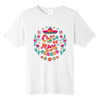 Happy Cinco De Mayo Mexican Fiesta 5 De Mayo Mexico Party Vneck Tall Fusion ChromaSoft Performance T-Shirt