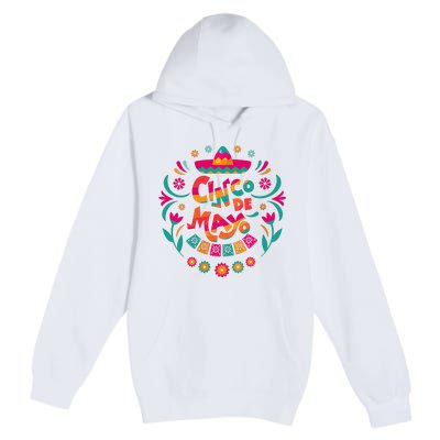 Happy Cinco De Mayo Mexican Fiesta 5 De Mayo Mexico Party Vneck Premium Pullover Hoodie