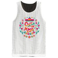 Happy Cinco De Mayo Mexican Fiesta 5 De Mayo Mexico Party Vneck Mesh Reversible Basketball Jersey Tank