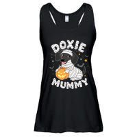 Halloween Costume Dachshund Dog Lover Doxie Mummy Ladies Essential Flowy Tank