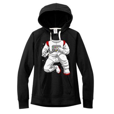 Halloween Costume DIY Lazy Astronaut Space Cadet Halloween Women's Fleece Hoodie