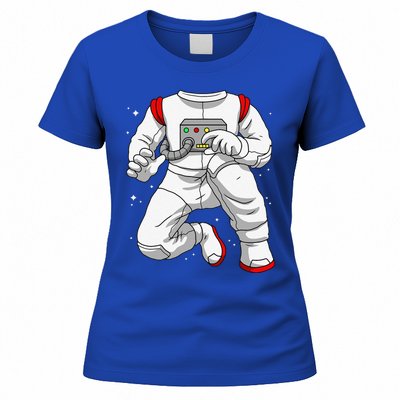 Halloween Costume DIY Lazy Astronaut Space Cadet Halloween Women's T-Shirt