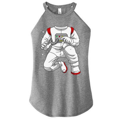 Halloween Costume DIY Lazy Astronaut Space Cadet Halloween Women's Perfect Tri Rocker Tank