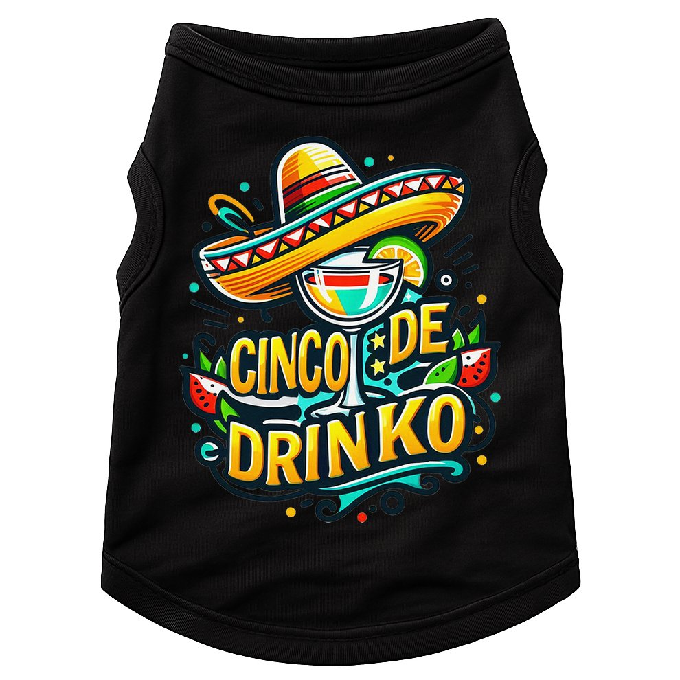 Happy Cinco De Mayo Fiesta Mexican Party 5 De Mayo Women Doggie Tank