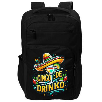 Happy Cinco De Mayo Fiesta Mexican Party 5 De Mayo Women Impact Tech Backpack