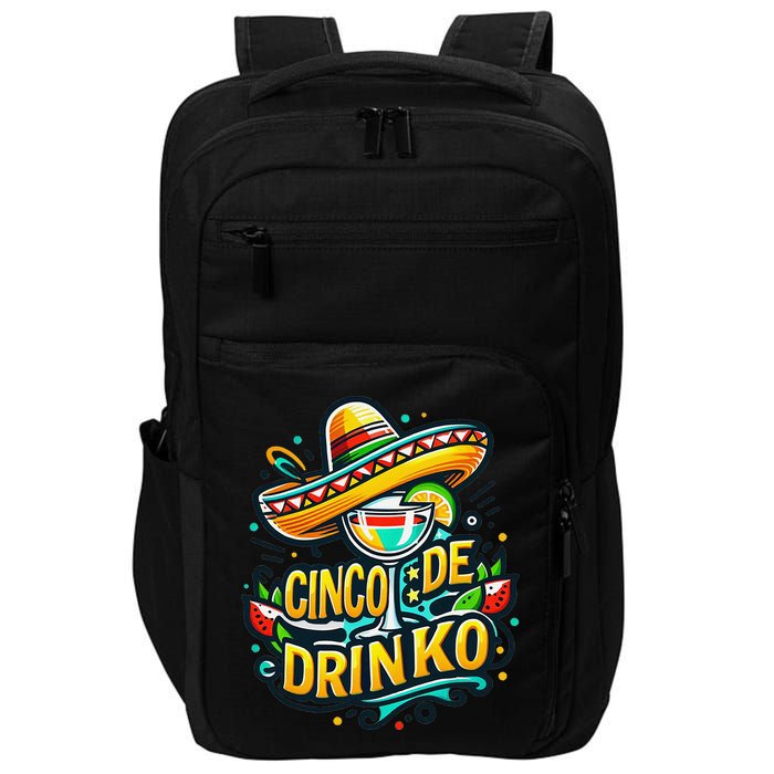 Happy Cinco De Mayo Fiesta Mexican Party 5 De Mayo Women Impact Tech Backpack