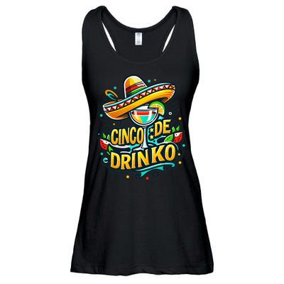 Happy Cinco De Mayo Fiesta Mexican Party 5 De Mayo Women Ladies Essential Flowy Tank