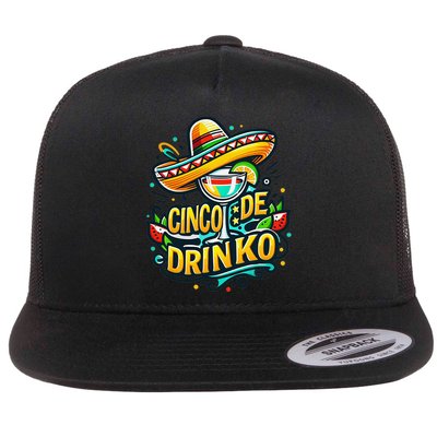 Happy Cinco De Mayo Fiesta Mexican Party 5 De Mayo Women Flat Bill Trucker Hat