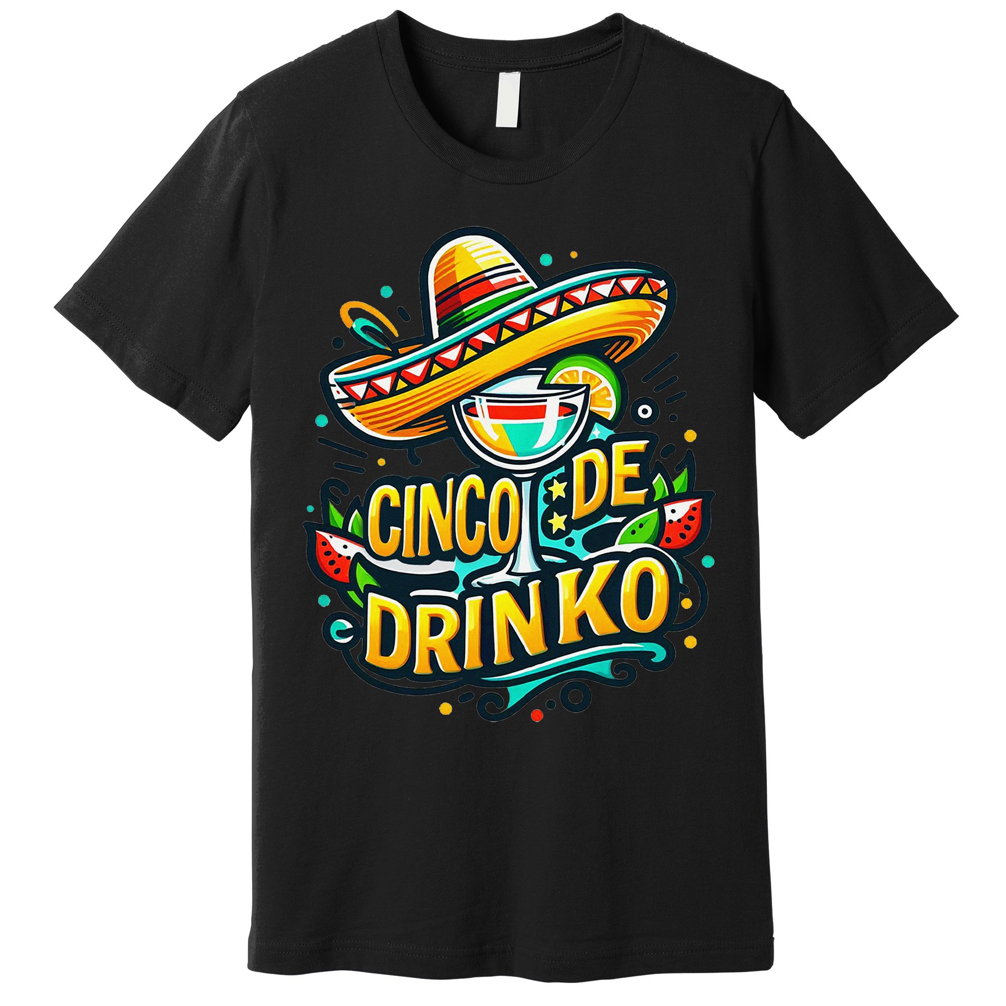 Happy Cinco De Mayo Fiesta Mexican Party 5 De Mayo Women Premium T-Shirt