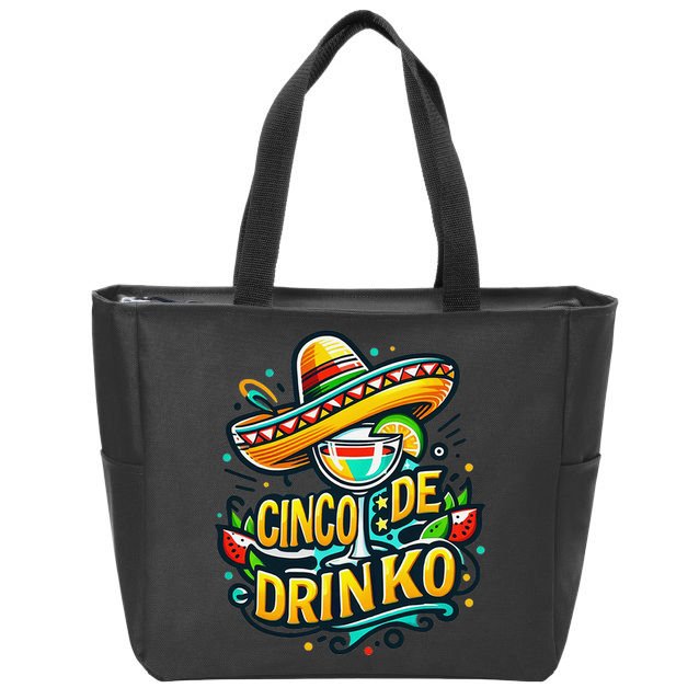 Happy Cinco De Mayo Fiesta Mexican Party 5 De Mayo Women Zip Tote Bag