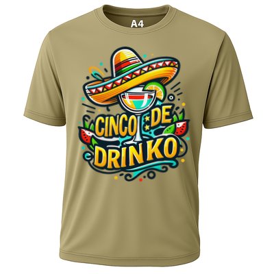 Happy Cinco De Mayo Fiesta Mexican Party 5 De Mayo Women Cooling Performance Crew T-Shirt