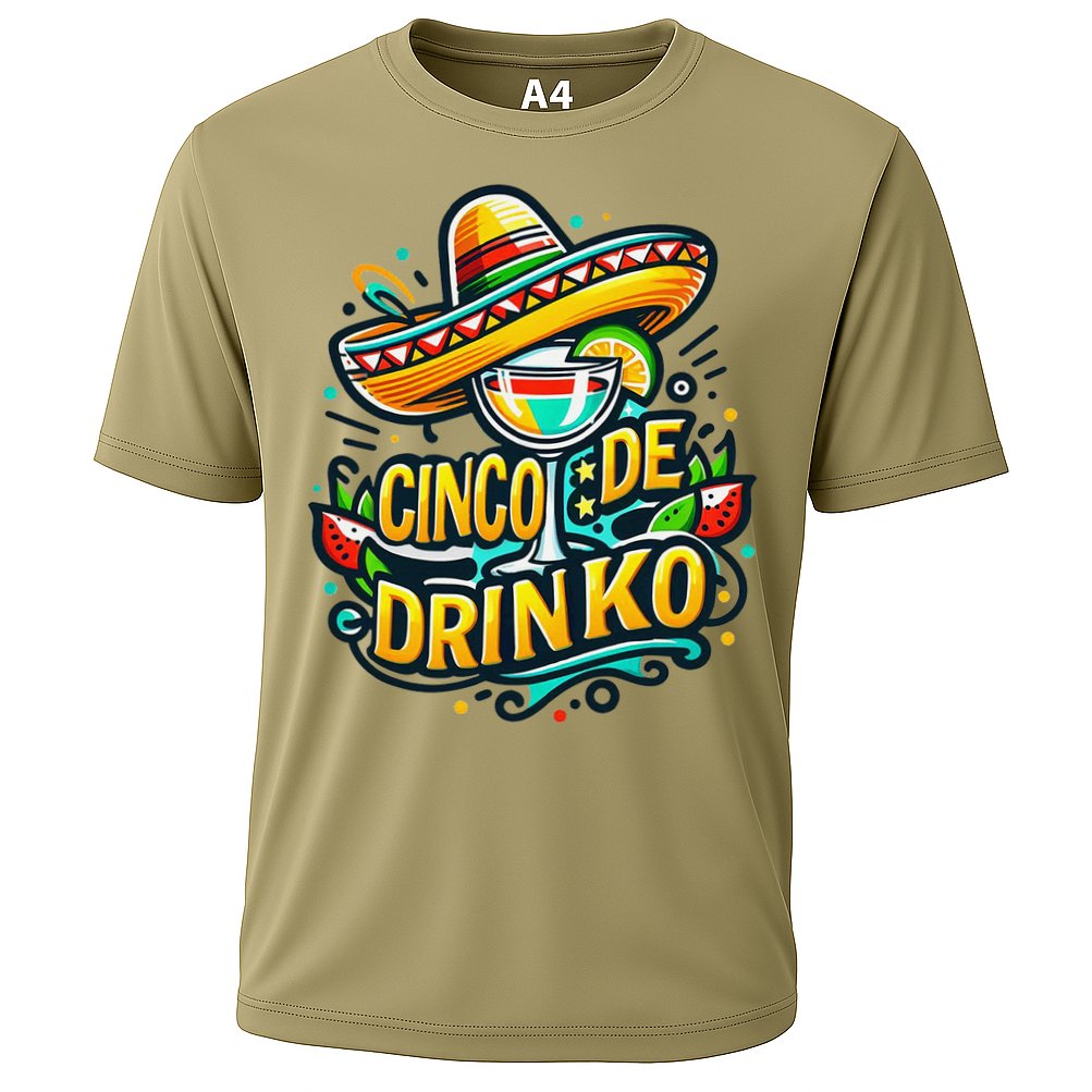Happy Cinco De Mayo Fiesta Mexican Party 5 De Mayo Women Cooling Performance Crew T-Shirt