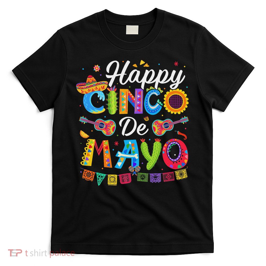 Happy Cinco De Mayo S Women Mexican Fiesta T-Shirt