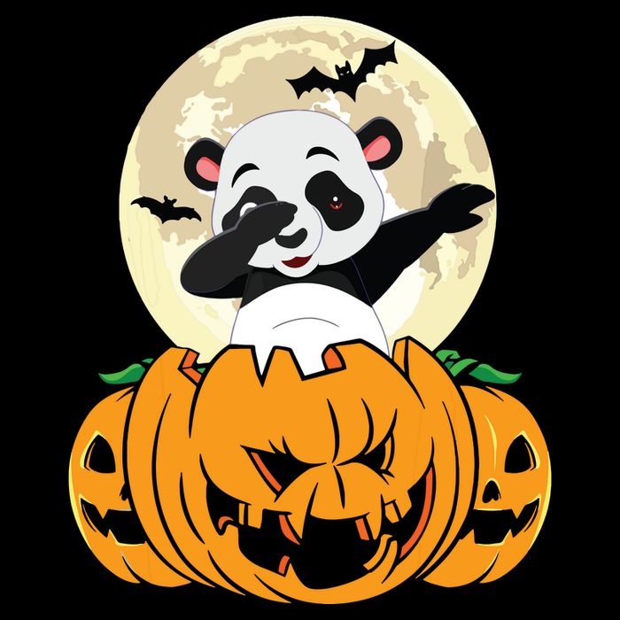 Halloween Cute Dabbing Panda Dab Dance 16 in Basic Backpack
