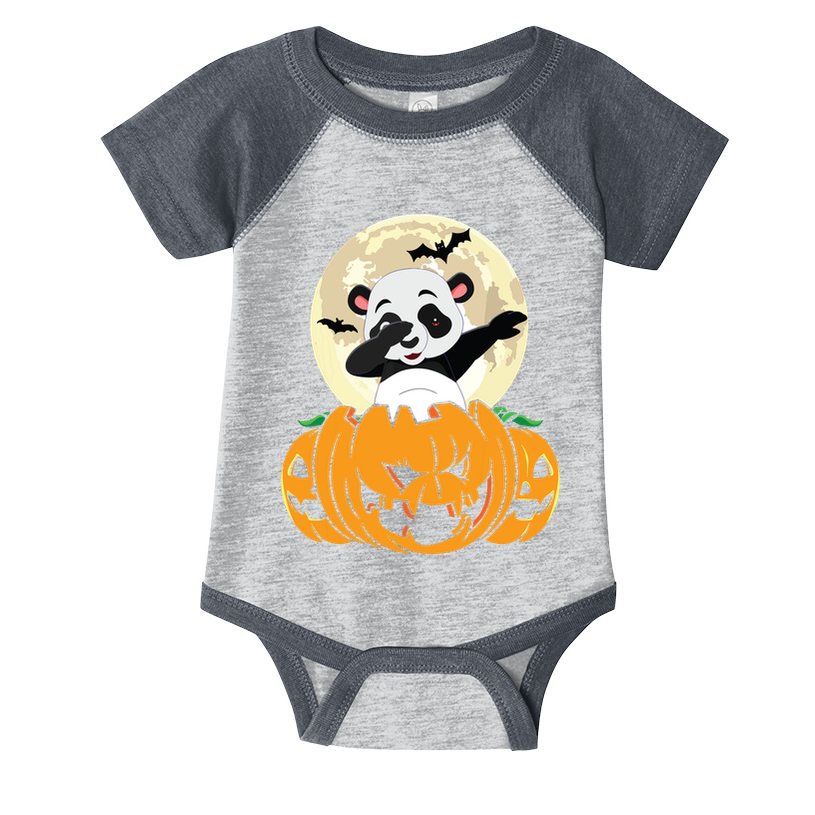 Halloween Cute Dabbing Panda Dab Dance Infant Baby Jersey Bodysuit