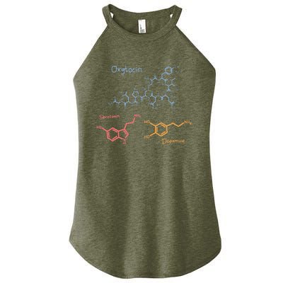 Happiness Chemicals Dopamine Oxytocin Serotonin Women’s Perfect Tri Rocker Tank