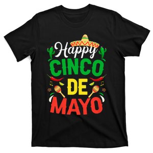 Happy Cinco De Mayo Mexican Fiesta 5 De Mayo T-Shirt