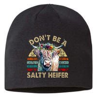 Highland Cow Dont Be Salty Heifer Sustainable Beanie