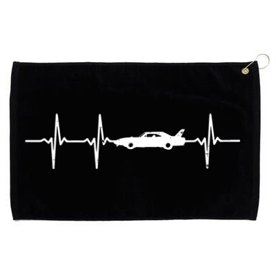 Heartbeat Car Drag Race Pulse Strip Driver Racing Racer Gift Grommeted Golf Towel