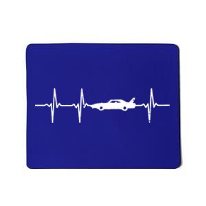 Heartbeat Car Drag Race Pulse Strip Driver Racing Racer Gift Mousepad