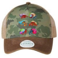 Hermit Crab Design For Hermit Crab Lovers Legacy Tie Dye Trucker Hat
