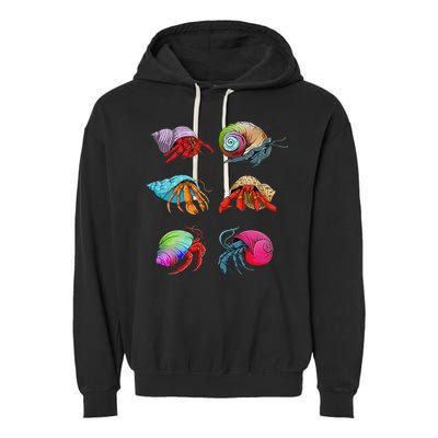 Hermit Crab Design For Hermit Crab Lovers Garment-Dyed Fleece Hoodie