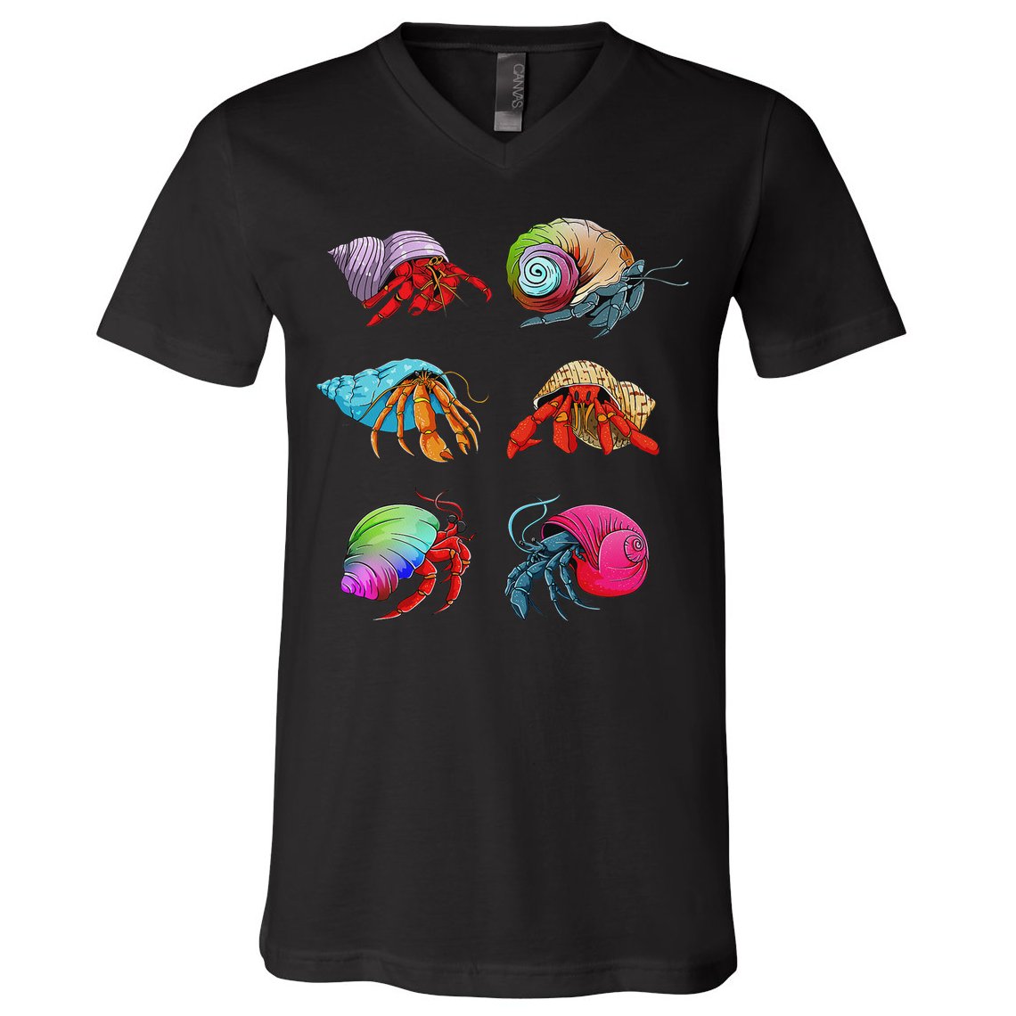 Hermit Crab Design For Hermit Crab Lovers V-Neck T-Shirt