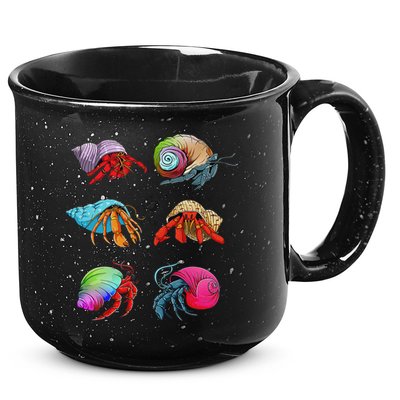 Hermit Crab Design For Hermit Crab Lovers 15oz Campfire Ceramic Mug