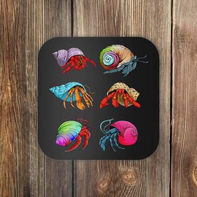Hermit Crab Design For Hermit Crab Lovers Coaster